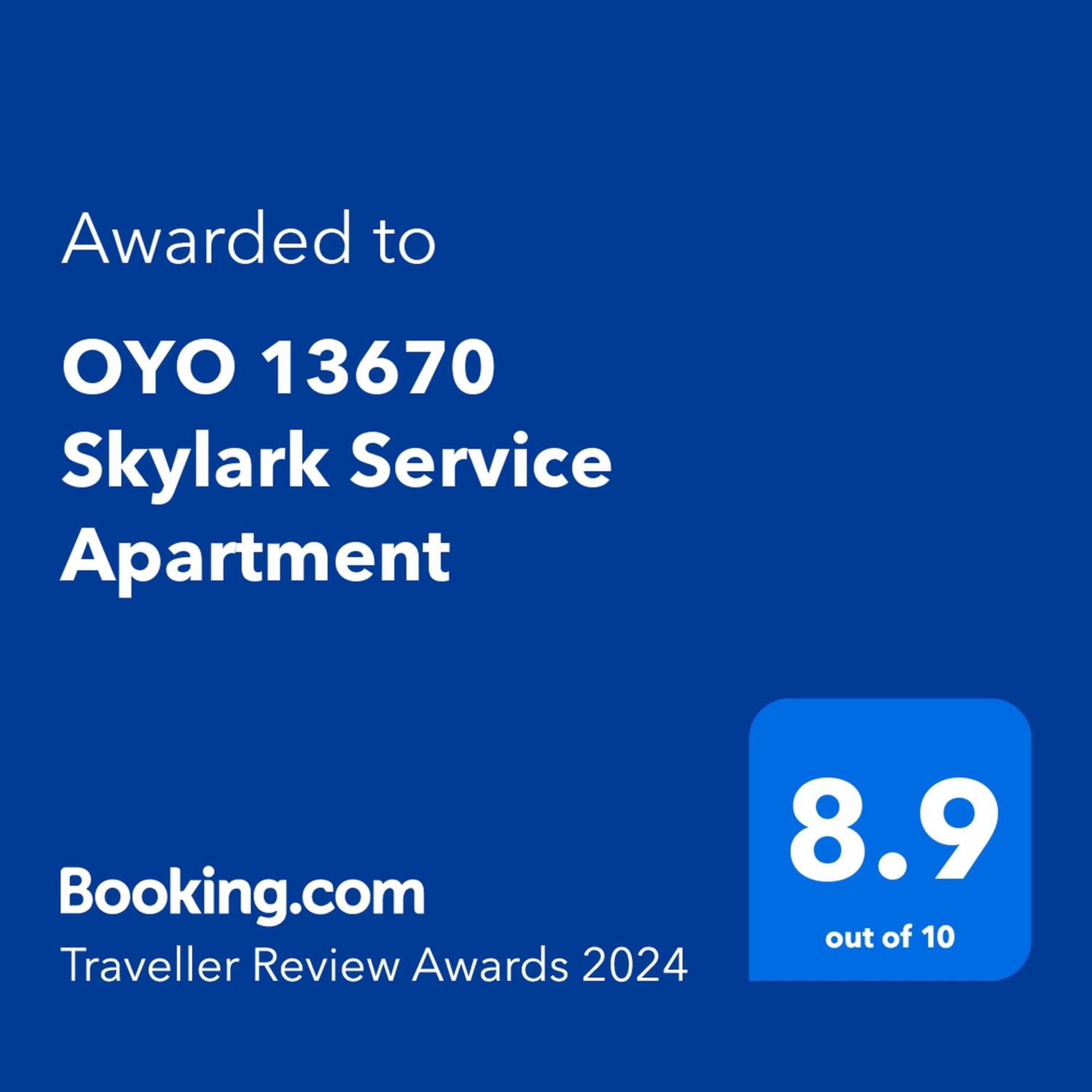 Oyo 13670 Skylark Service Apartment Bengaluru Kültér fotó